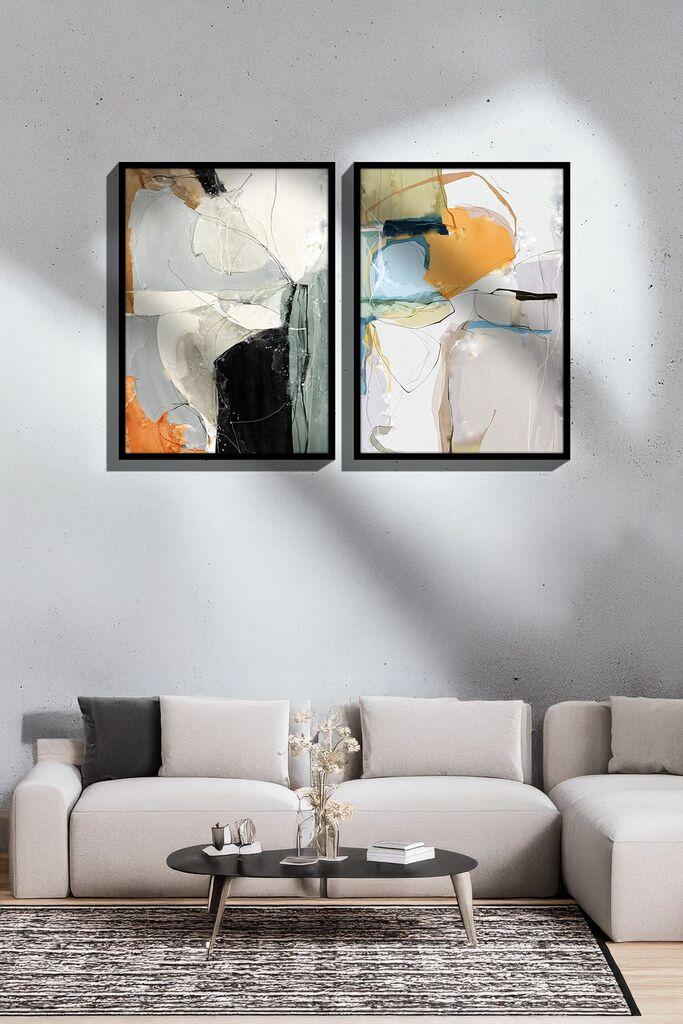 Wallity Uramljena slika Ersy2Limodel3, 33x48 cm, 2 dijela