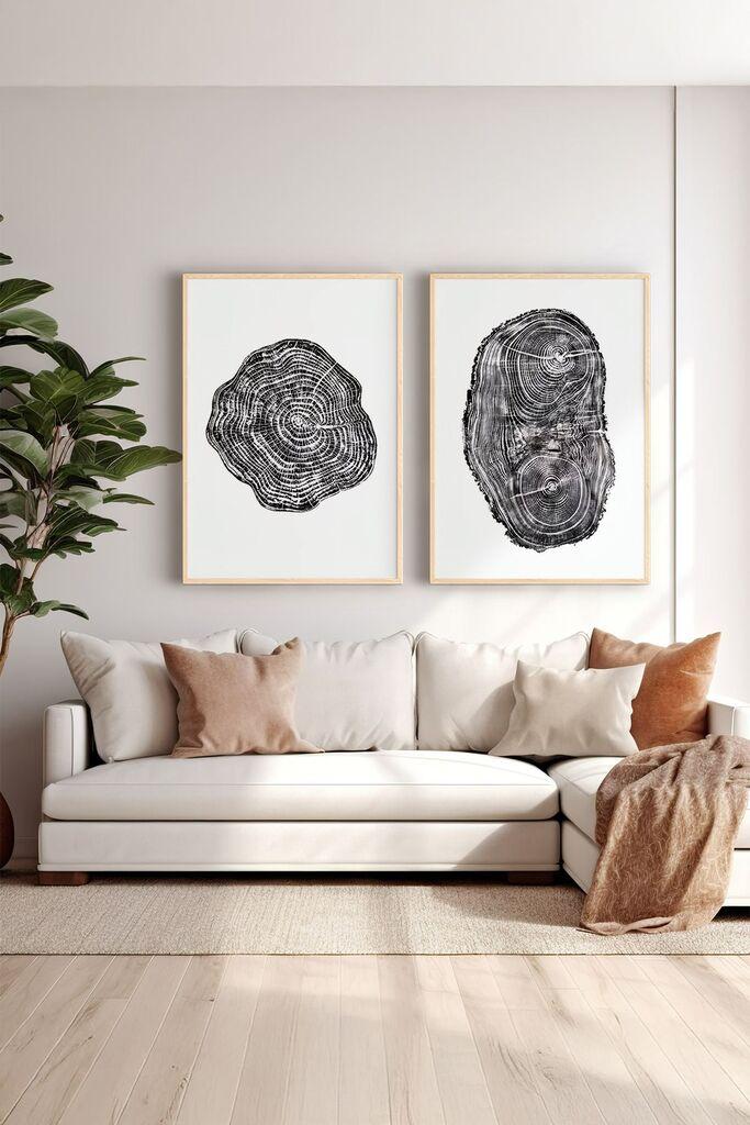 Uokvirena slika Wallity Ersy2Limodel27, 33x48 cm, 2 dijela