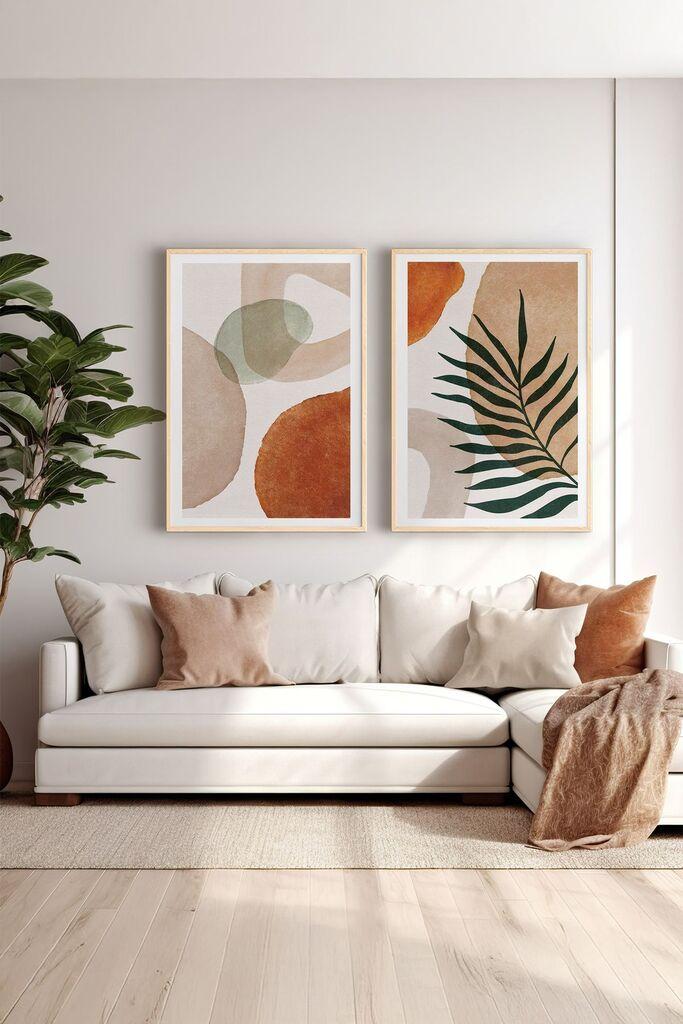 Uokvirena slika Wallity Ersy2Limodel21, 33x48 cm, 2 dijela