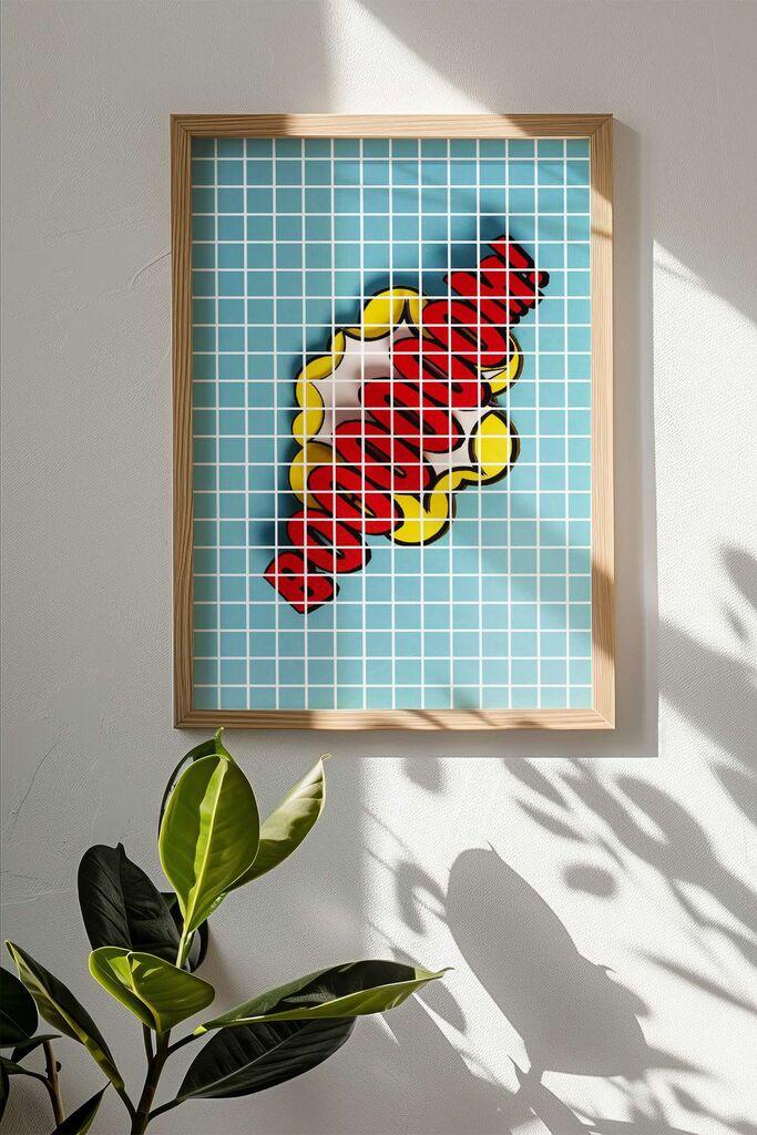Uramljena slika Wallity Popkare8, 33x48 cm