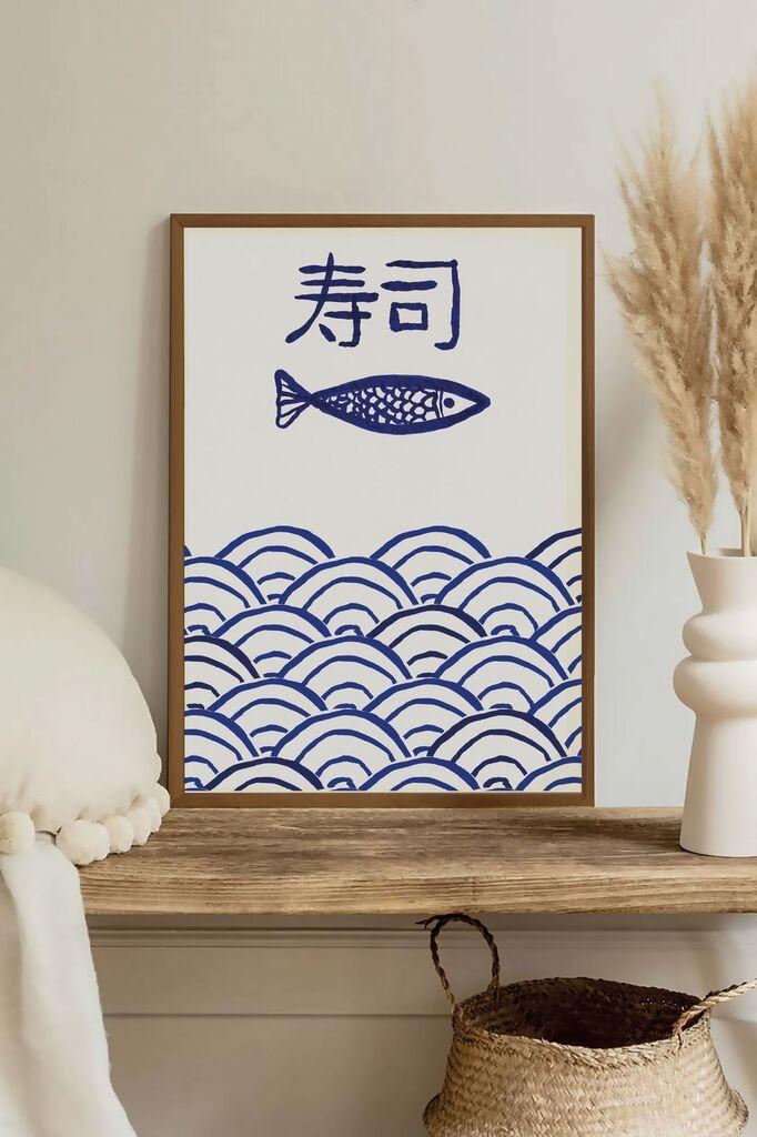 Uokvirena slika Wallity Lmnmdlkahve4, 33x48 cm