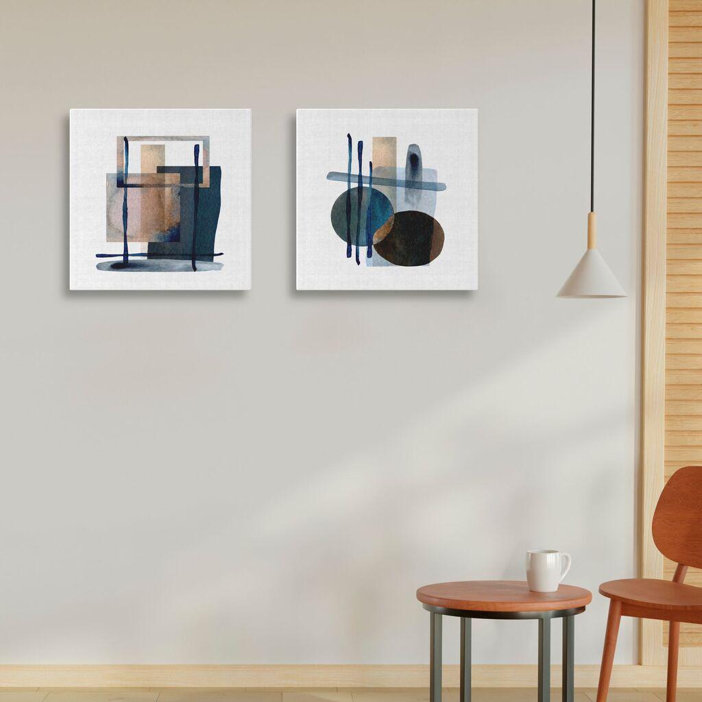 Wallity Slika ASR_CNVS25-15, 40x40cm, 2 dijela