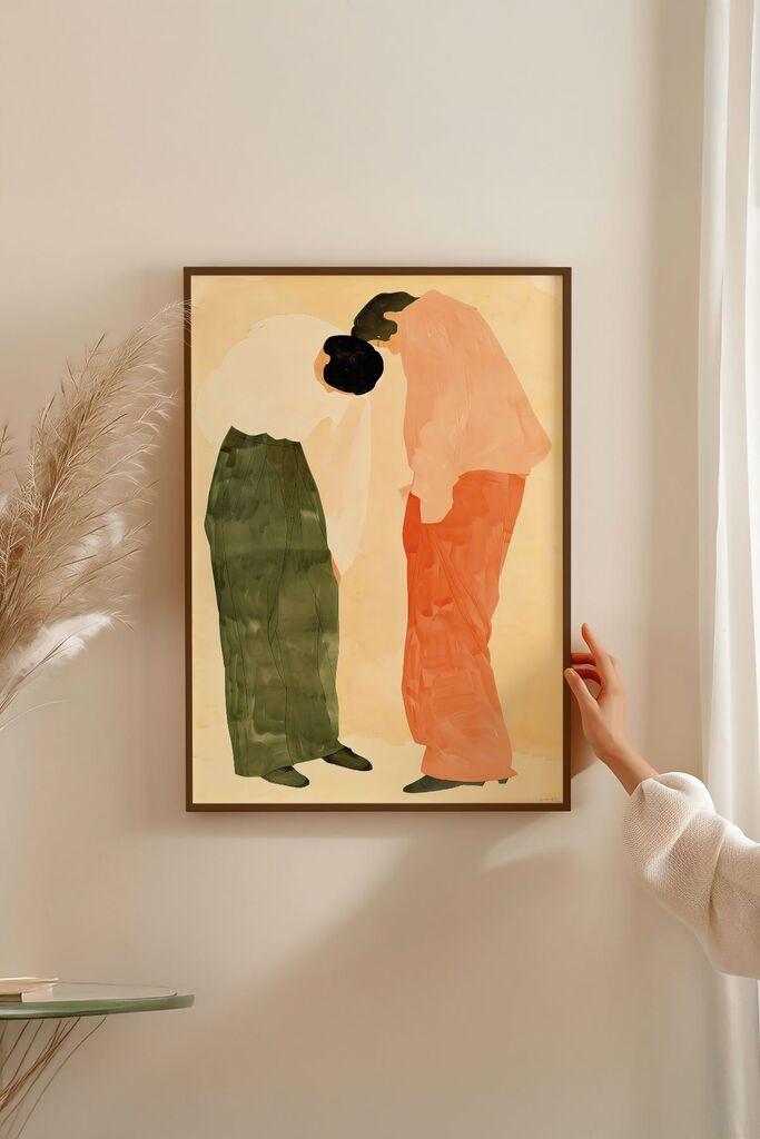 Uokvirena slika Wallity Lmnmdlkahve1, 33x48 cm