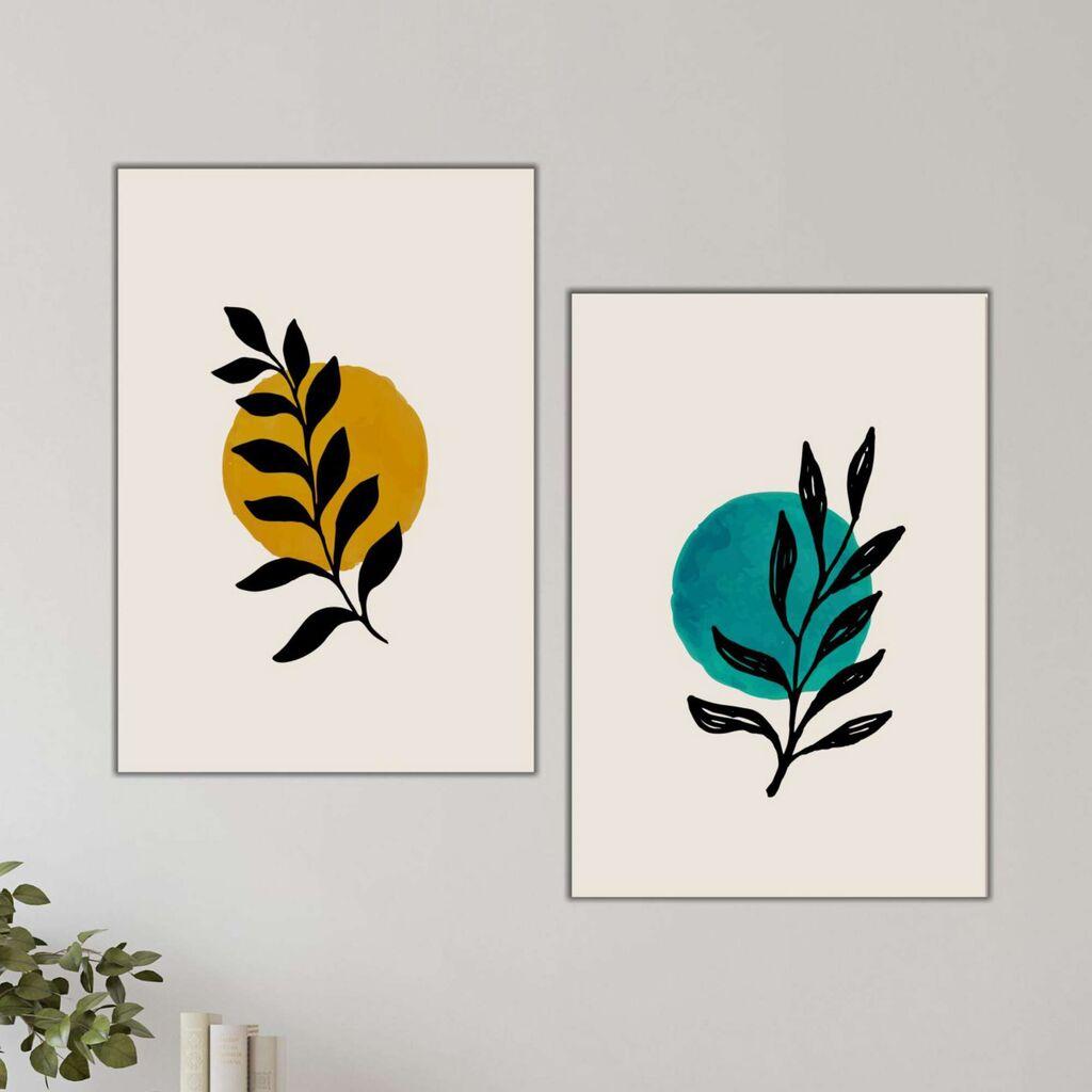 Wallity slika Mdf-00123, 40x60 cm, 2 dijela