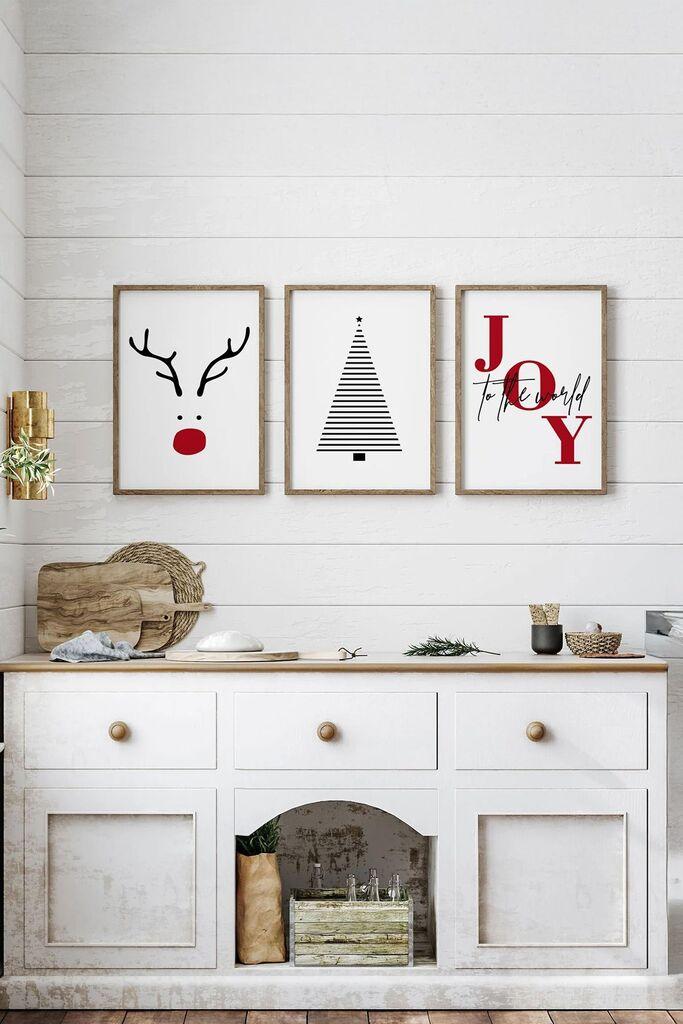 Uokvirena slika Wallity Nwyearmdl15, 33x48 cm, 3 dijela