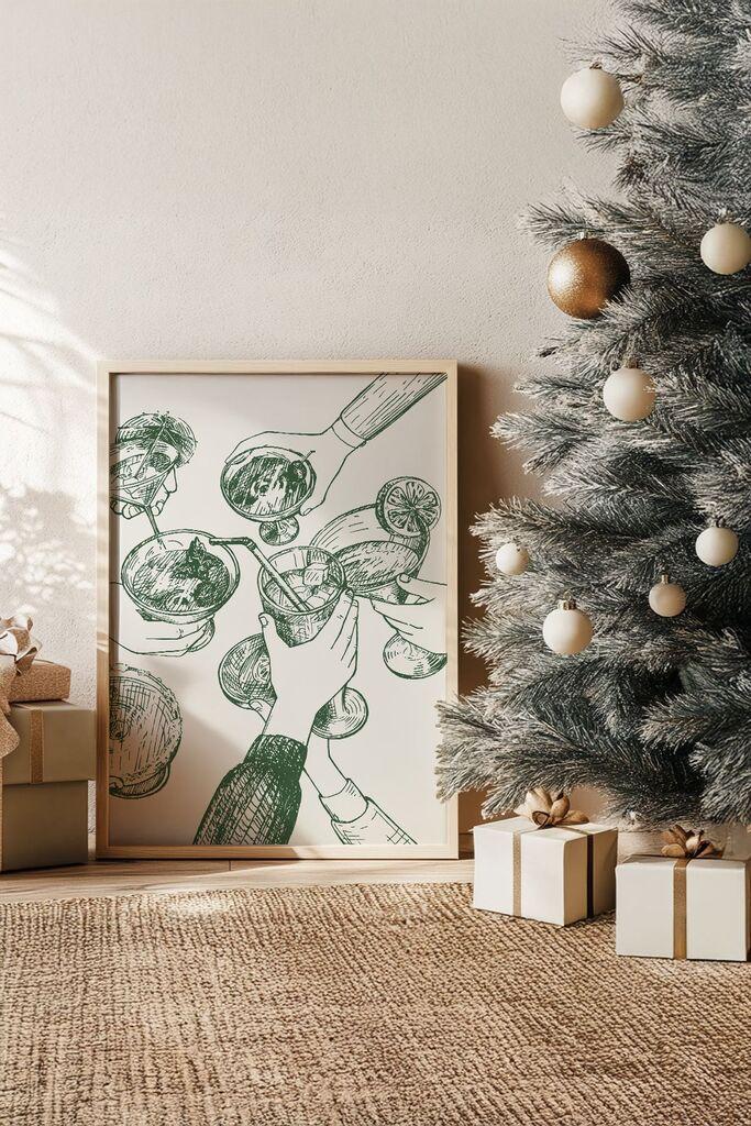 Uokvirena slika Wallity Nwyearsngmdl19, 33x48 cm