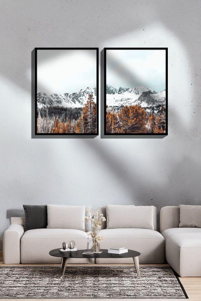 Uokvirena slika Wallity Ersy2Limodel40, 33x48 cm, 2 dijela