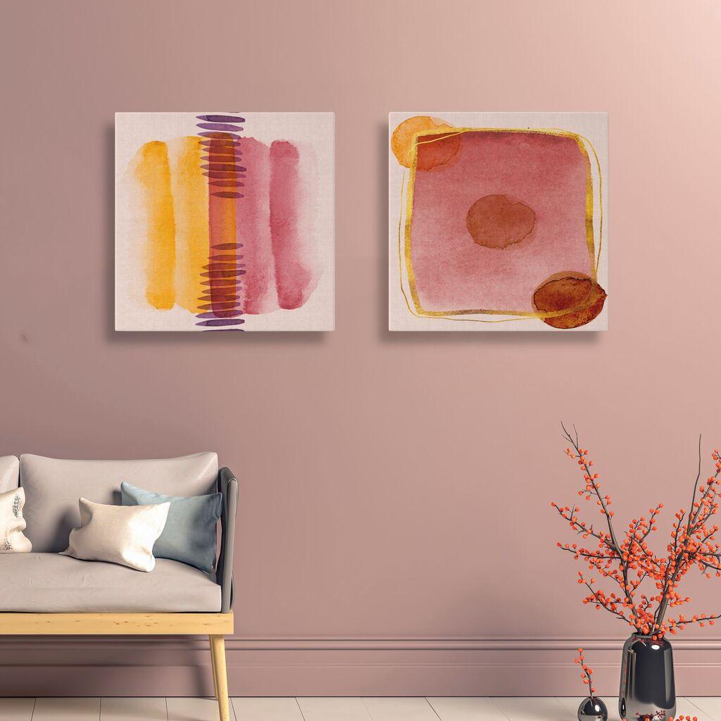 Wallity Slika ASR_CNVS25-16, 40x40cm, 2 dijela