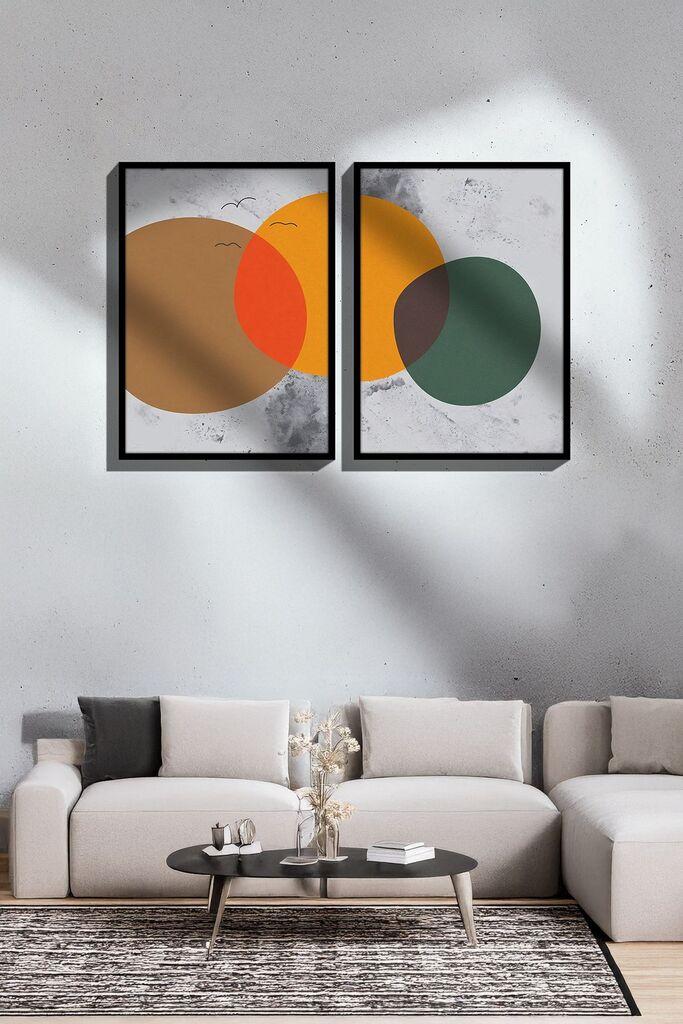 Wallity Uramljena slika Ersy2Limodel8, 33x48 cm, 2 dijela