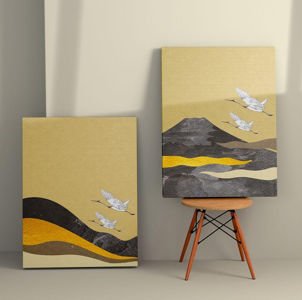 Zidna slika 2KNV4244, 50x70 cm, 2 dijela