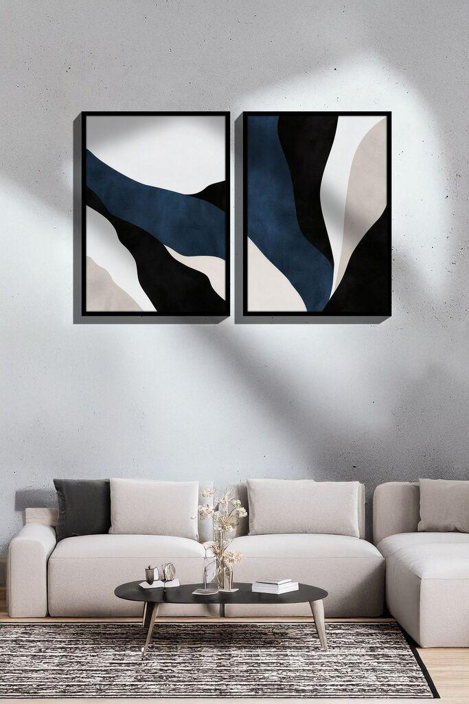 Wallity Uramljena slika Ersy2Limodel39, 33x48 cm, 2 dijela