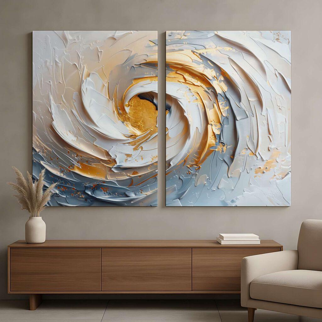 Zidna slika DEV7, 160x120 cm, 2 dijela