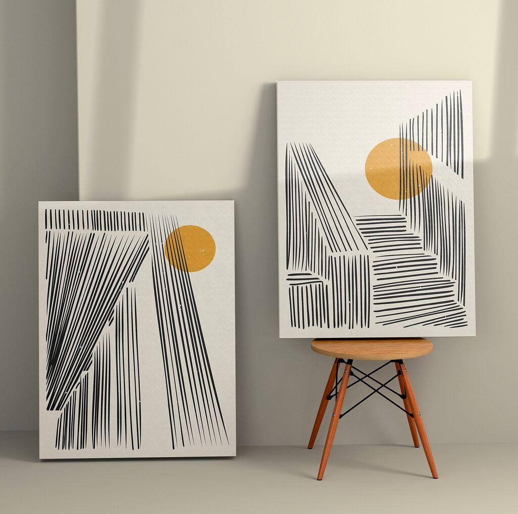 Wallity slika 2KNV4258, 50x70 cm, 2 dijela