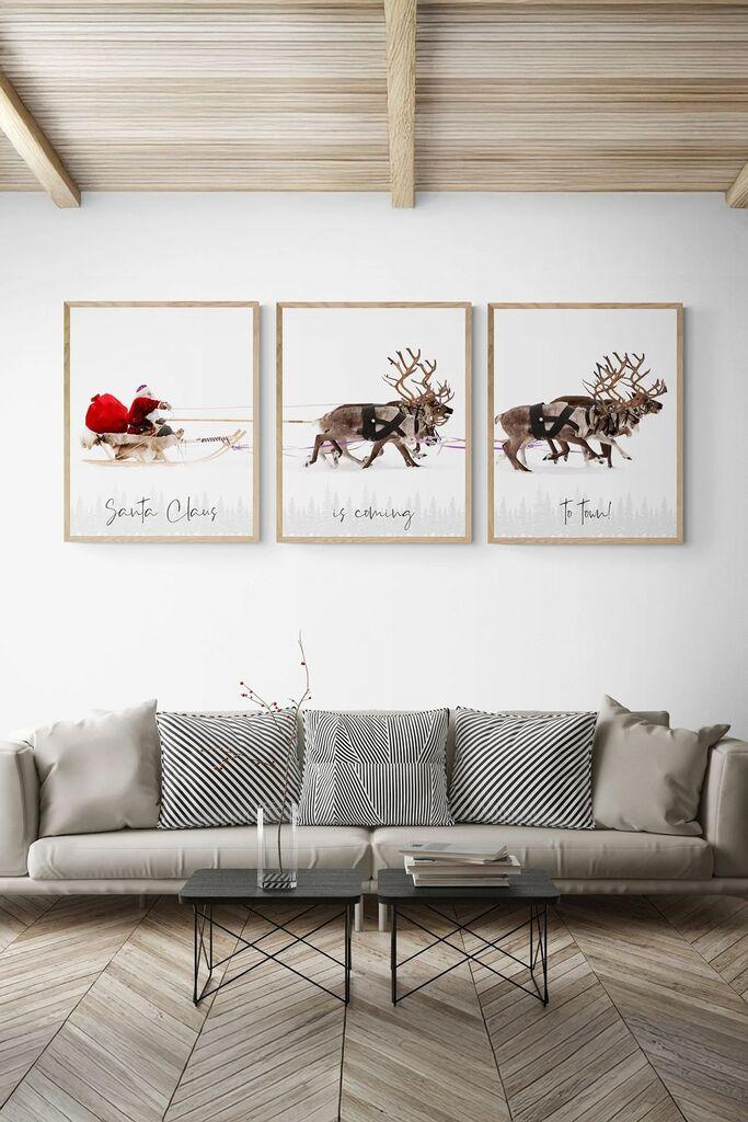 Uokvirena slika Wallity Nwyearmdl16, 33x48 cm, 3 dijela