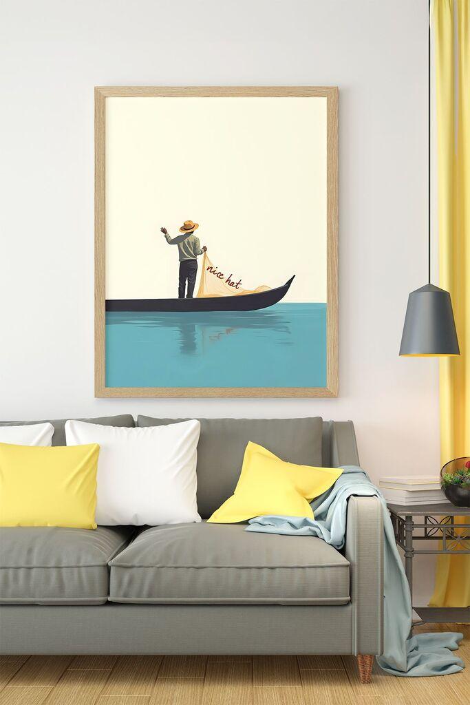 Uokvirena slika Wallity Lmnmdl41, 33x48 cm