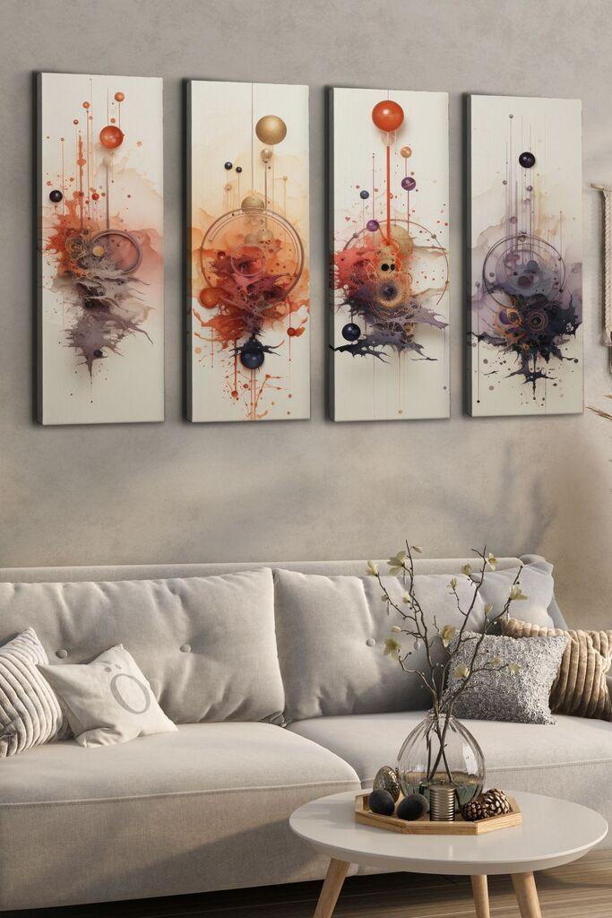 Wallity slika Ersycnvs4Asm1, 30x90 cm, 4 dijela