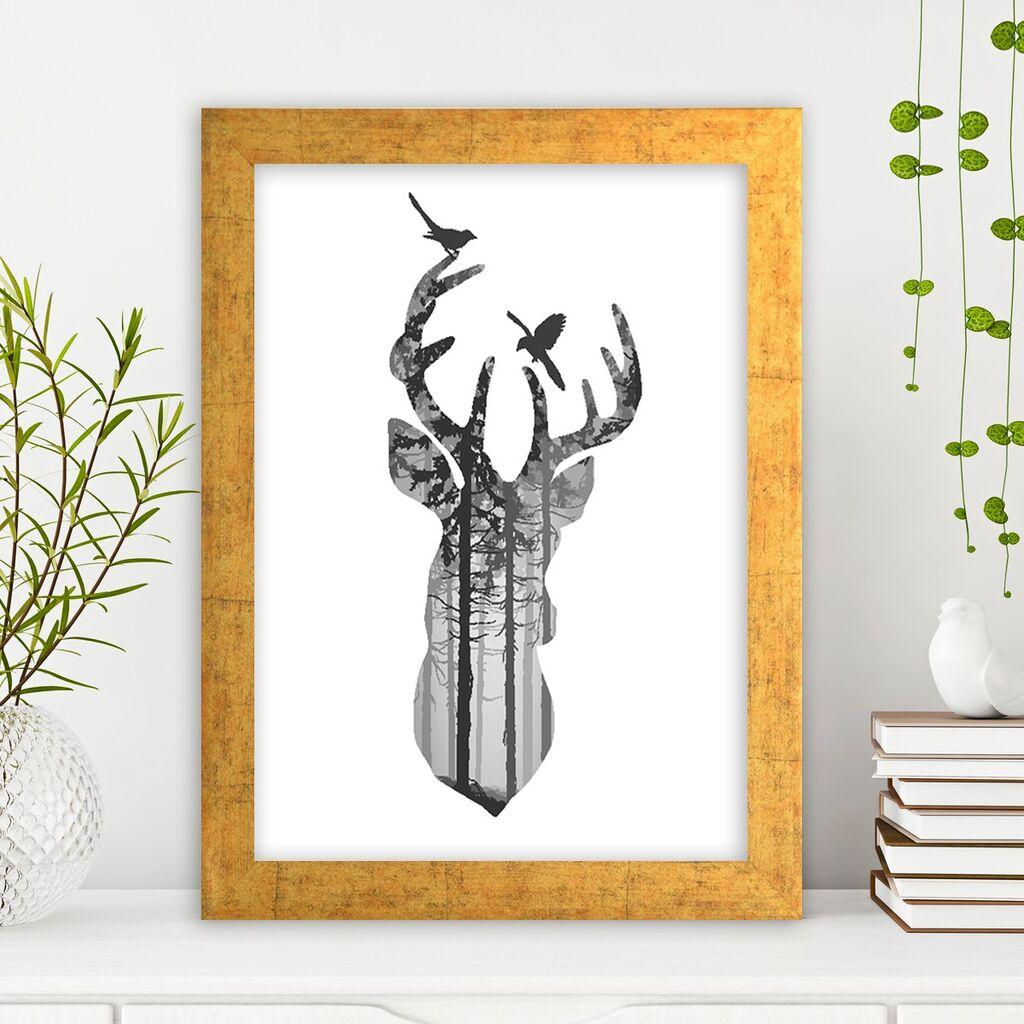 Uokvirena slika Wallity AC334166327, 24x29 cm