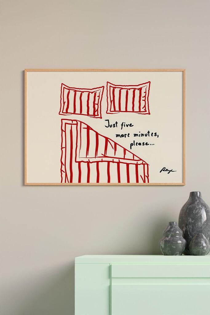 Wallity Uramljena slika Artsmdftek10, 50x70 cm