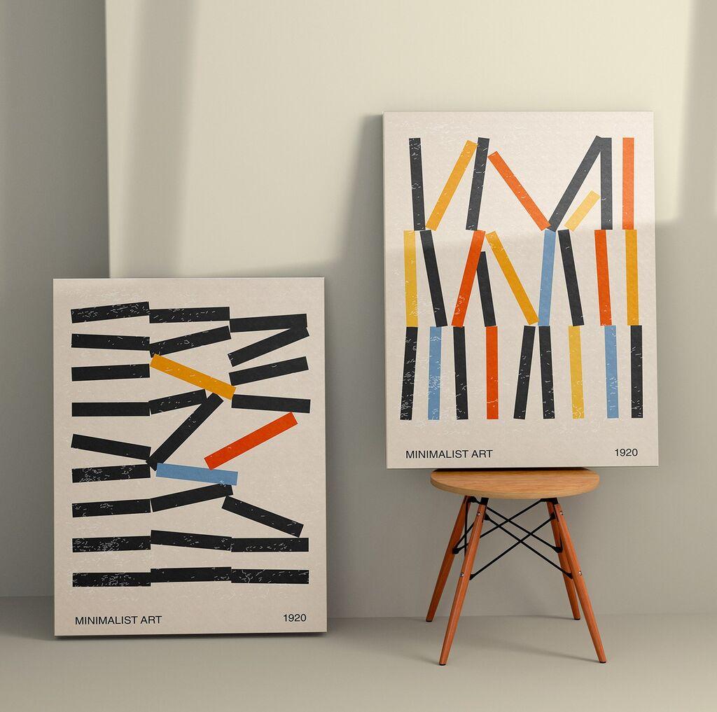 Zidna slika 2KNV4267, 50x70 cm, 2 dijela