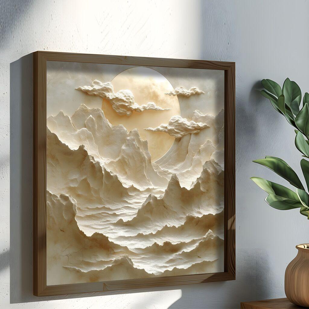 Uokvirena slika Wallity AI065, 50x50x3,5 cm