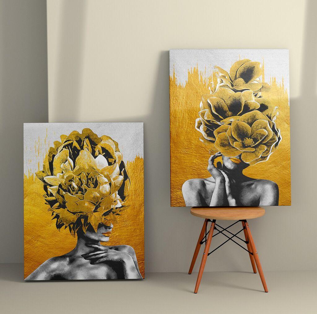 Zidna slika 2KNV4292, 50x70 cm, 2 dijela