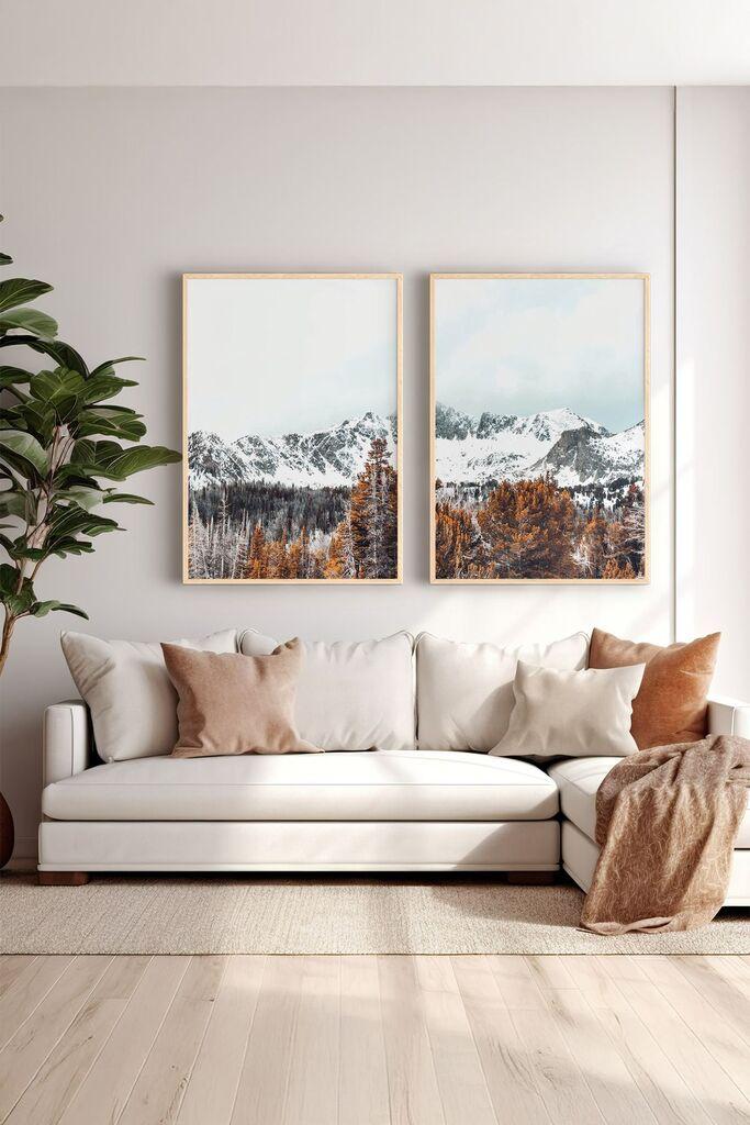 Uokvirena slika Wallity Ersy2Limodel40, 33x48 cm, 2 dijela