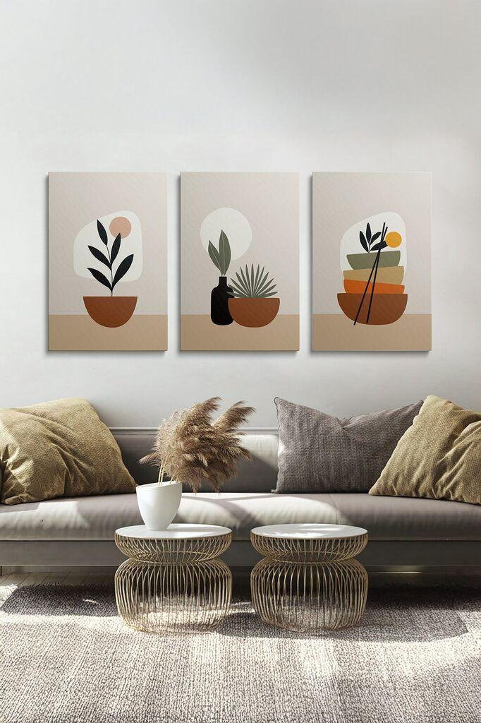 Wallity Slika Ersycnvs15, 50x70 cm, 3 dijela