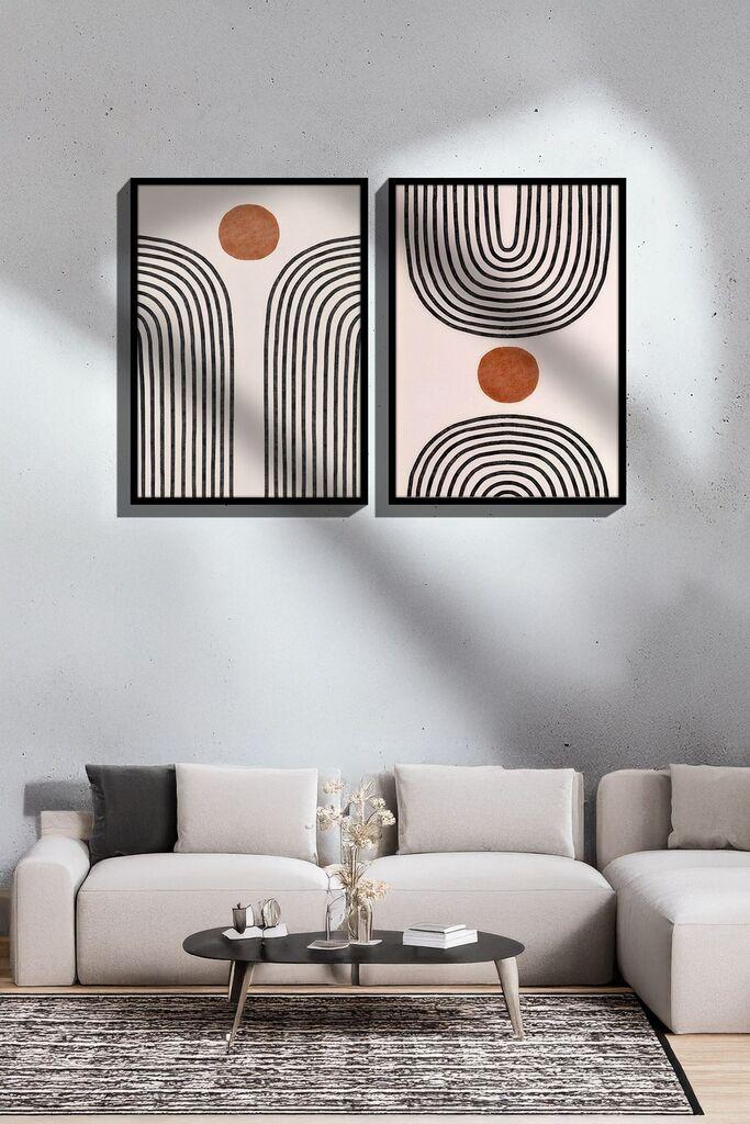 Uokvirena slika Wallity Ersy2Limodel11, 33x48 cm, 2 dijela