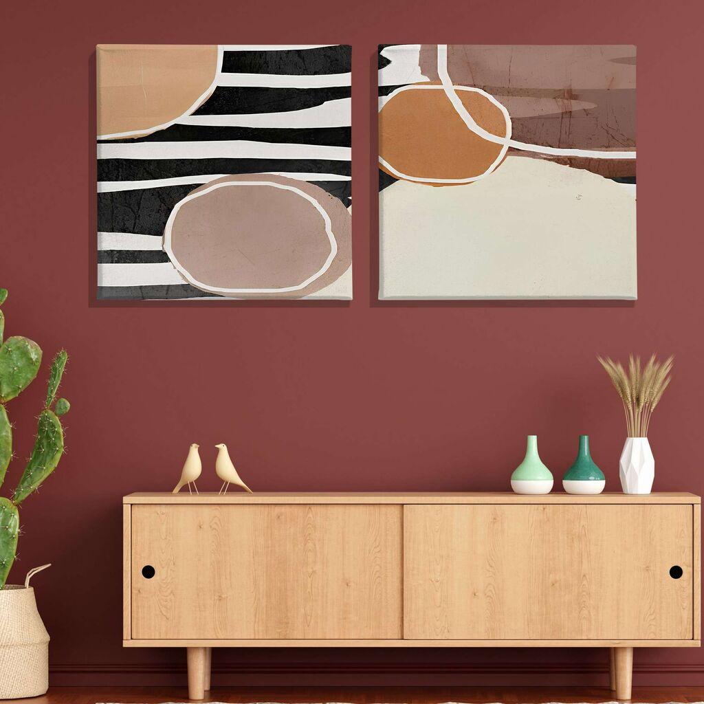 Zidna slika ASR_CNV2-25, 40x40cm, 2 dijela