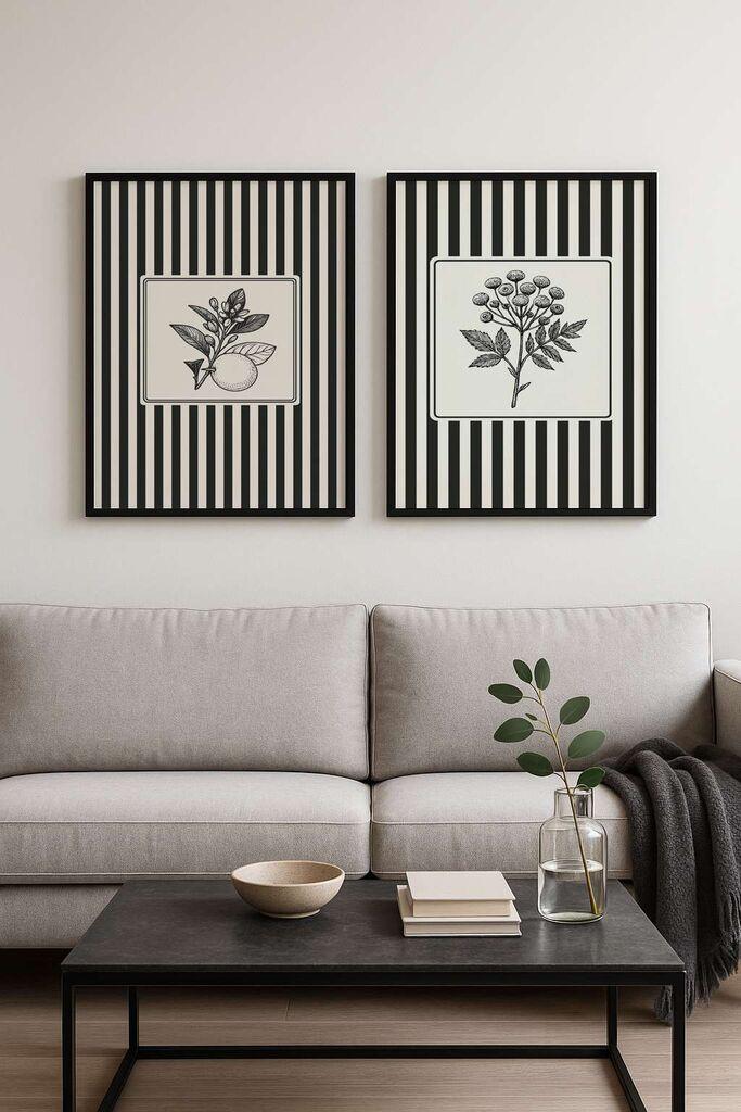 Wallity Uramljena slika Czgl5-50 x 70, 50x70 cm, 2 dijela