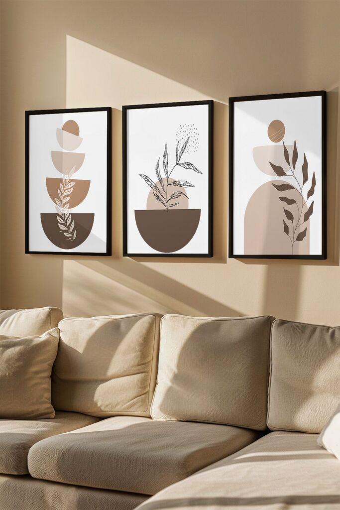 Uokvirena slika Wallity Artvmodel4, 33x48 cm, 3 dijela