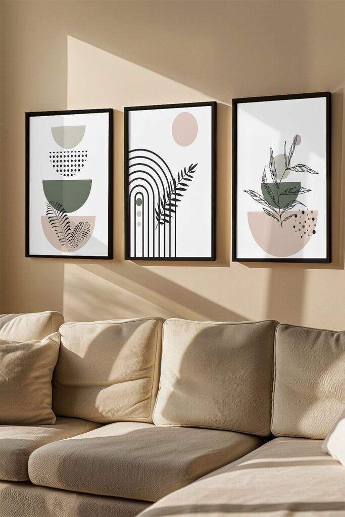 Wallity Uramljena slika Artvmodel10, 33x48 cm, 3 dijela