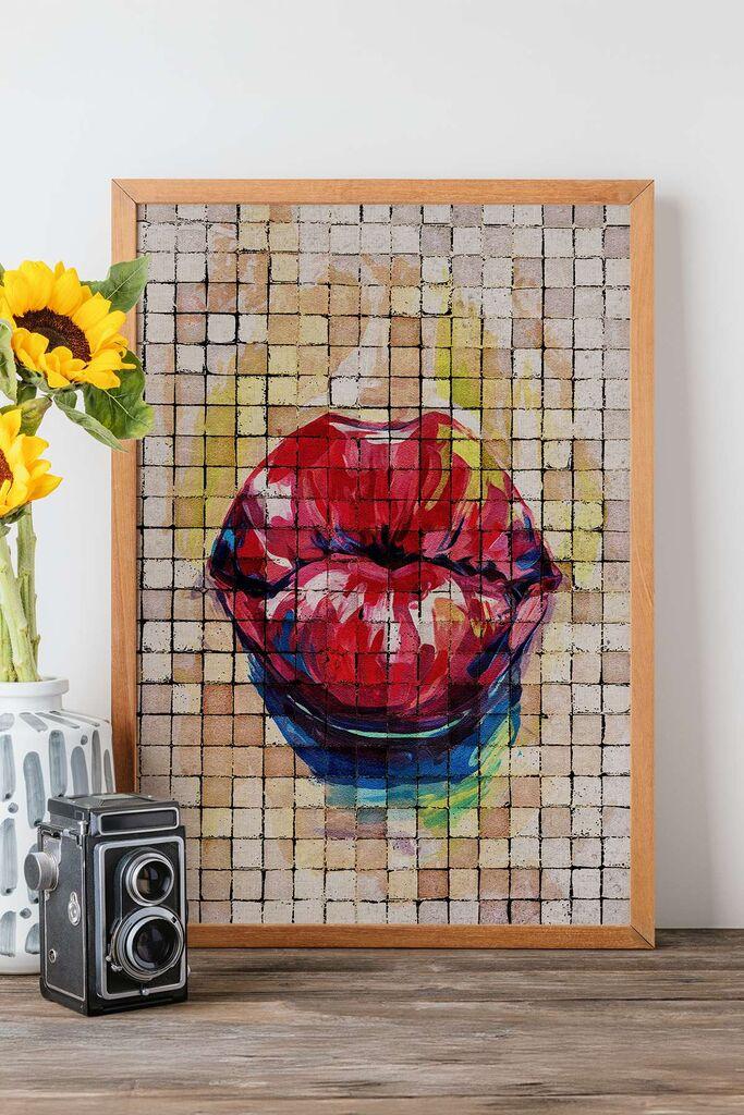Uokvirena slika Wallity Popmosaic15, 33x48 cm