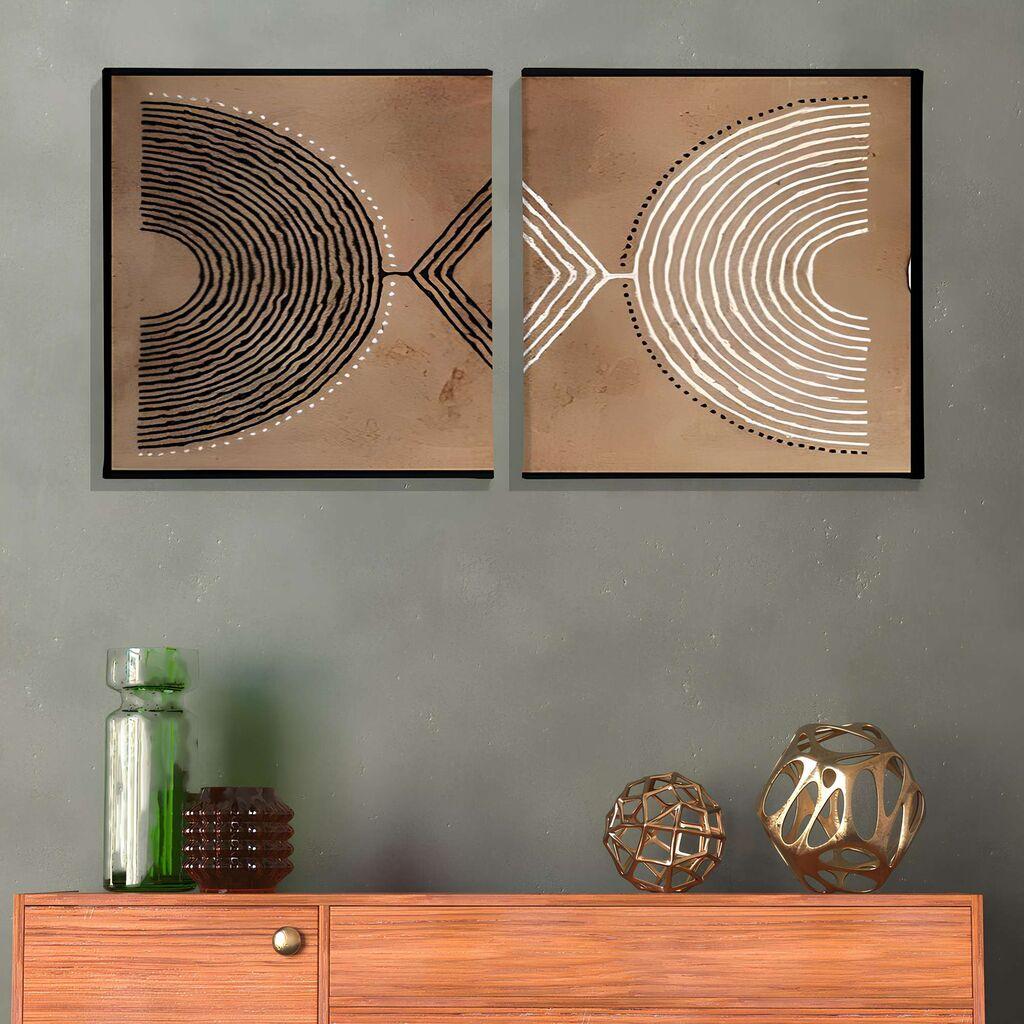 Wallity Slika ASR_CNV2-9, 40x40cm, 2 dijela