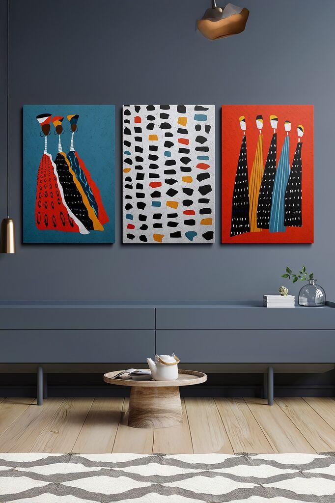 Wallity slika Ersycnvs9, 40x60 cm, 3 dijela