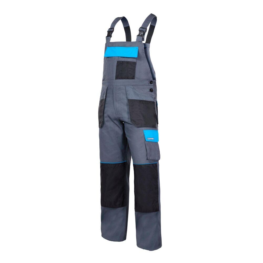 Lahti l4060452 Hlače s naram., 100%bomb 190g  , sivo-plave