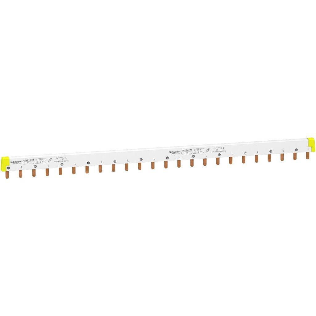 Schneider Electric Igličasta izolovana sabirnica A9XPH224, 2P, 24 modula, 430 mm