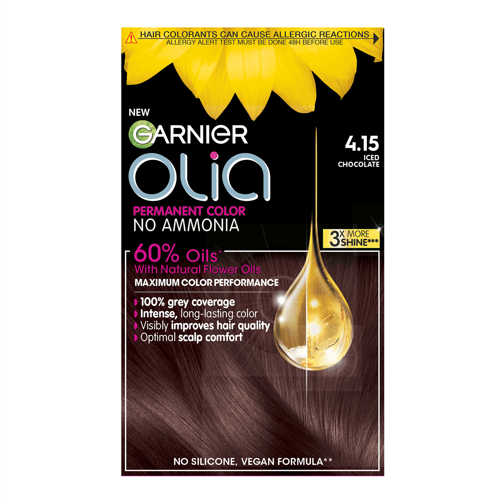 Garnier Olia boja za kosu 4.15 Ledena čokolada