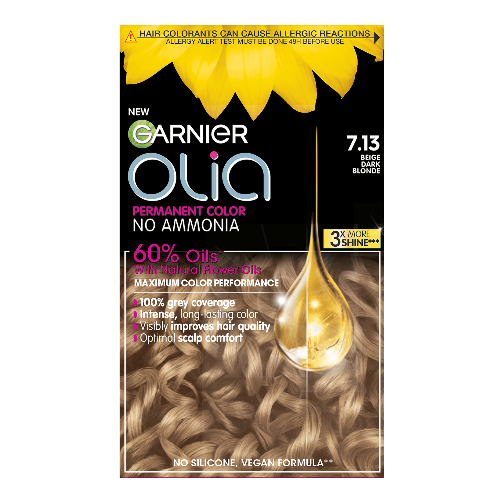 Garnier Olia Boja za kosu 7.13 Bež tamnoplava