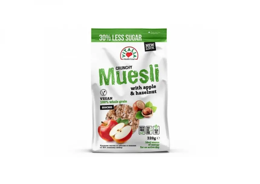 Vitalia hrskavi musli, lješnjak i jabuka, 320g