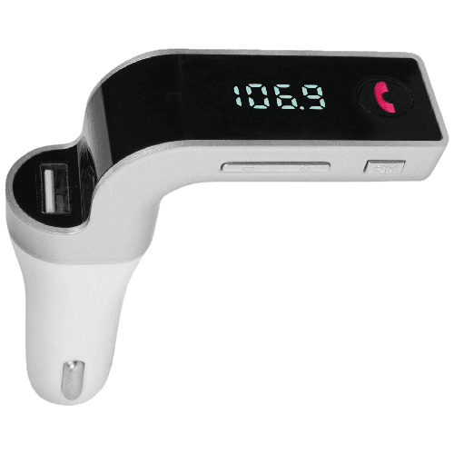 SAL FM predajnik, 12V/24V, punjač 2.5A, siva