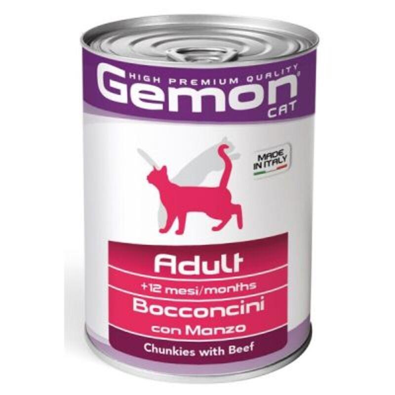 GEMON Konzerva za odrasle mačke s govedinom 415 g