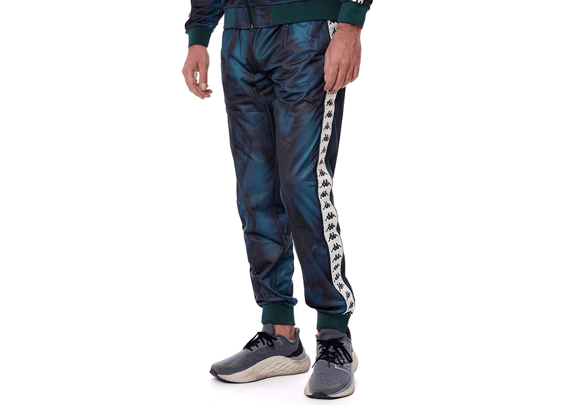 Kappa donji dio muške trenerke 222 Banda Rastoria 2 Graphic, Slim Fit, tamnoplava