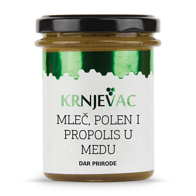 KRNJEVAC Surutka, polen i propolis u medu 250g