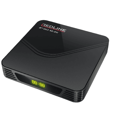 REDLINE prijemnik IPTV@Android, 4K, 1/8 GB, USB, WiFi, crni