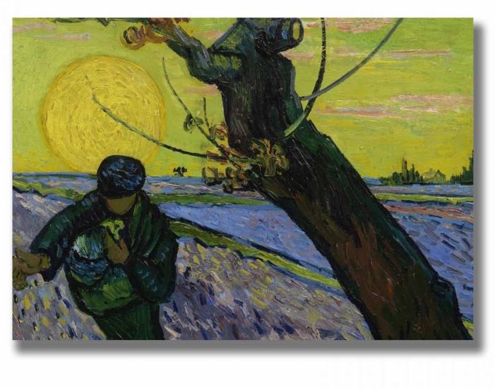 Wallity 70100VANGOGH018 Dekorativna slika, 70x100cm