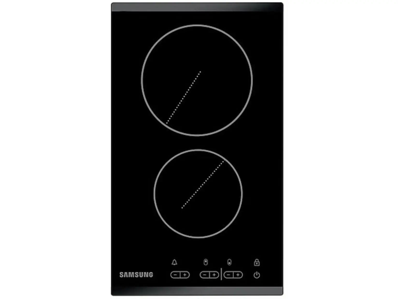 Samsung C21RJAN/BOL Ugradbena ploča za kuhanje, 2 zone, Crna