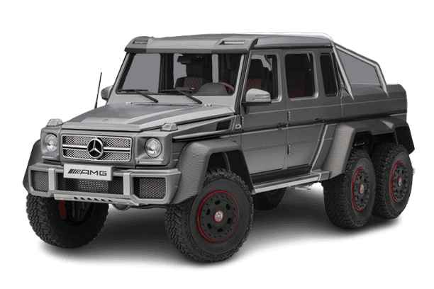 AUTOart Kolekcionarski autić Mercedes Benz G-Class G63 V8 6x6 2013, Sivi
