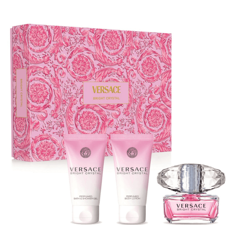 VERSACE Bright crystal set EDT 50ml + losion za tijelo 50ml + gel za tuširanje 50ml