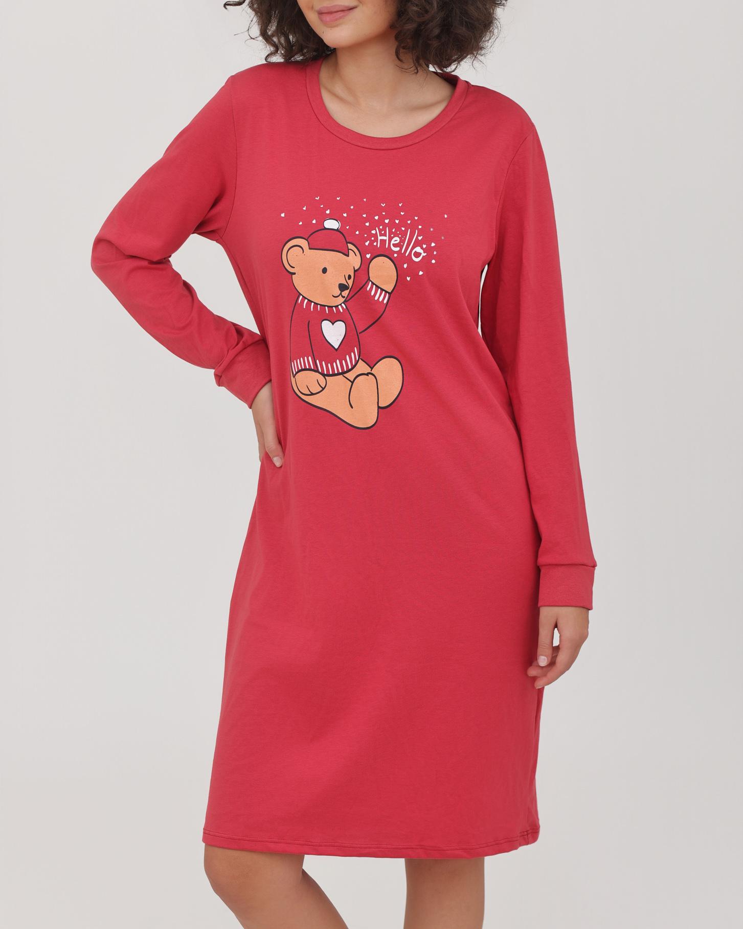 Alma Ras Ženska spavaćica Happy, Crvena